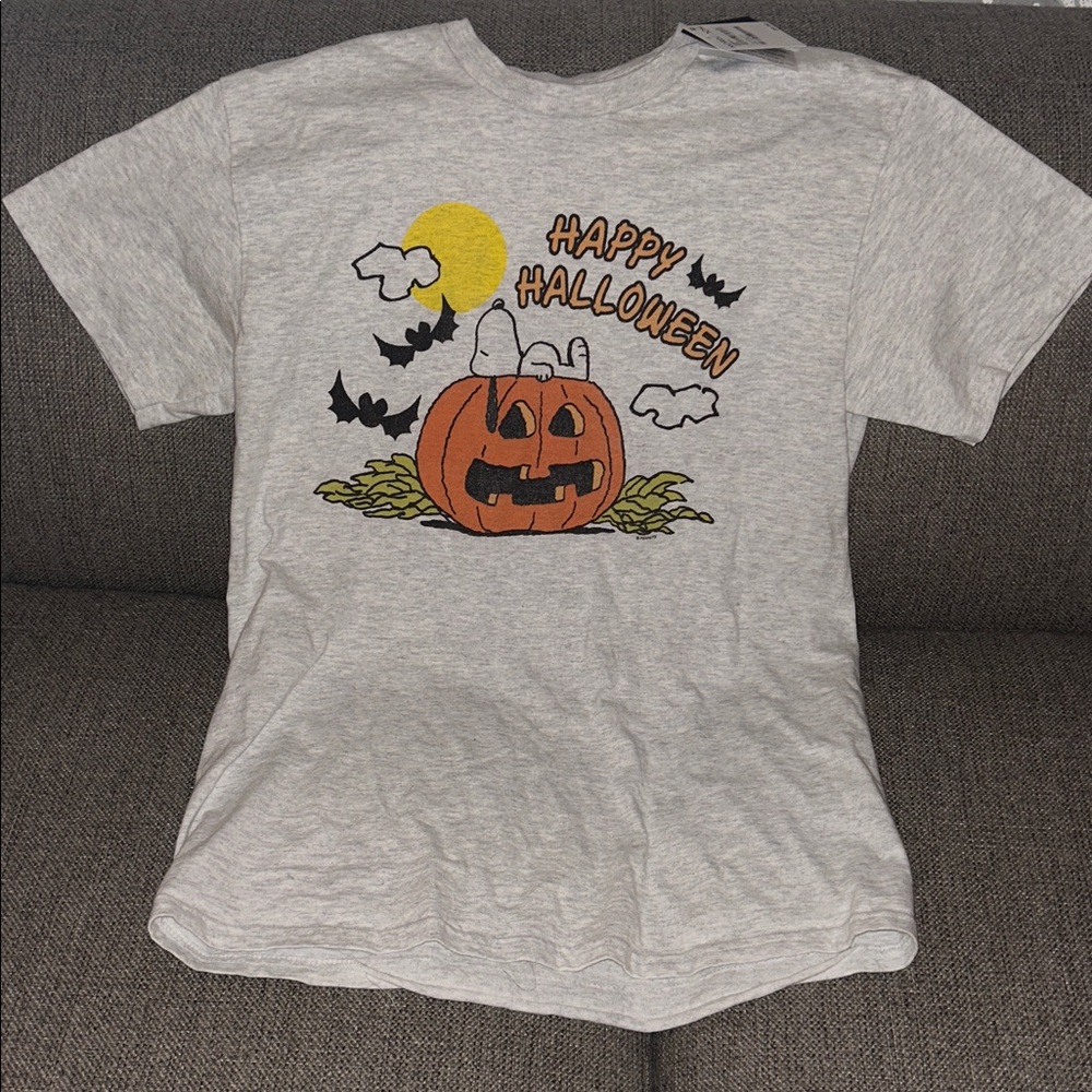 Junk Food Happy Halloween Snoopy Graphic T-Shirt, NWT